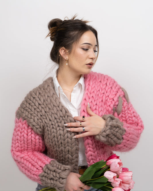 Pink Cookie Cardigan