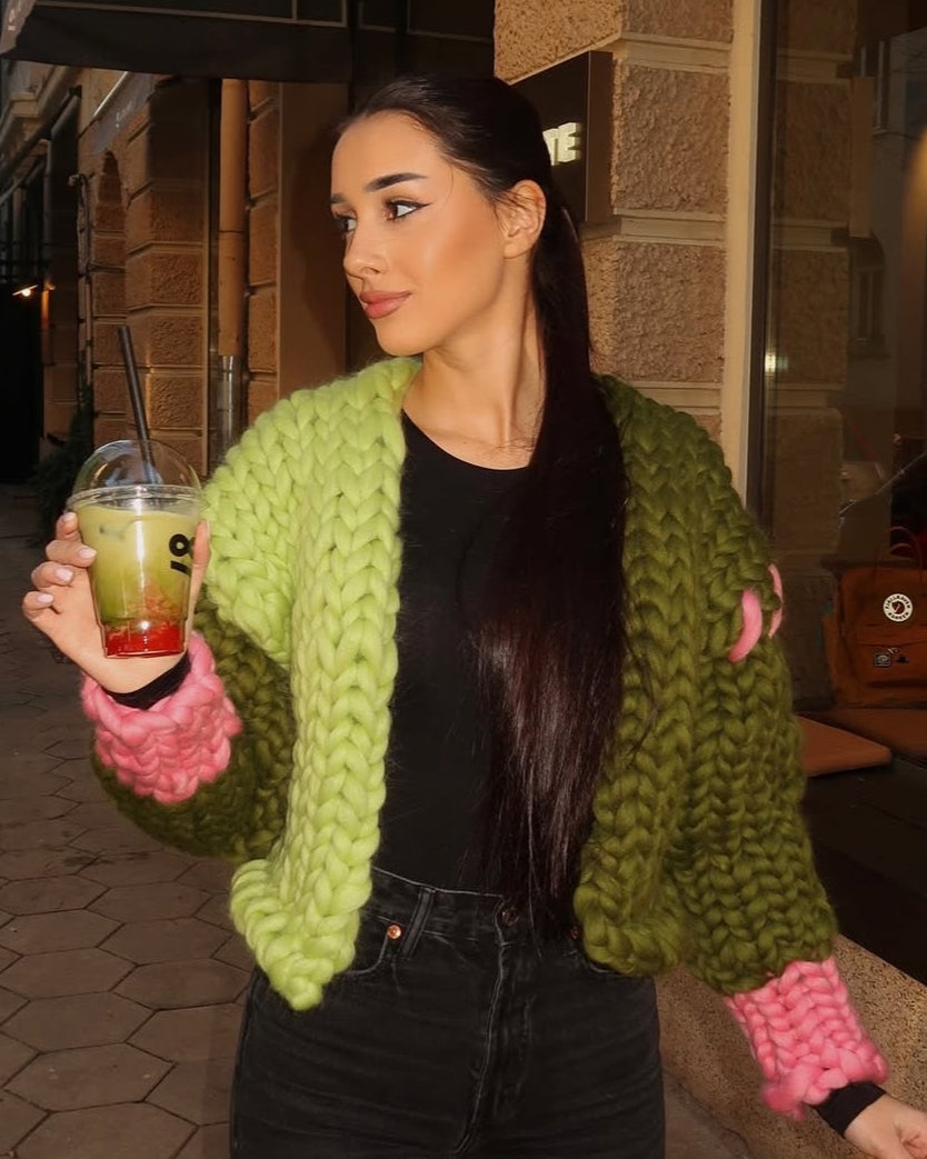 Strawberry Matcha Cardigan