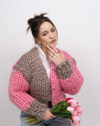 Pink Cookie Cardigan